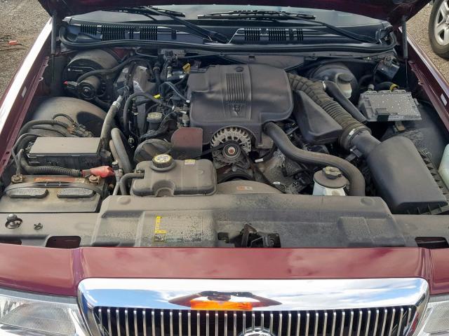 2MEHM75W35X629725 - 2005 MERCURY GRAND MARQ BURGUNDY photo 7