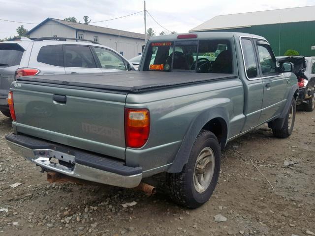 4F4ZR47E53TM09840 - 2003 MAZDA B4000 CAB GREEN photo 4