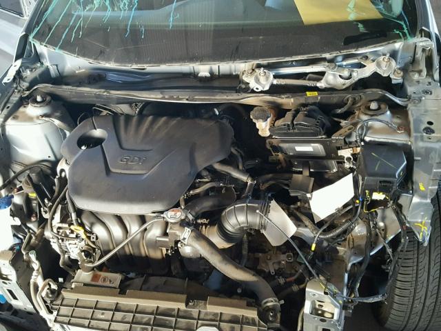 KMHCT4AE3HU352303 - 2017 HYUNDAI ACCENT SE GRAY photo 7