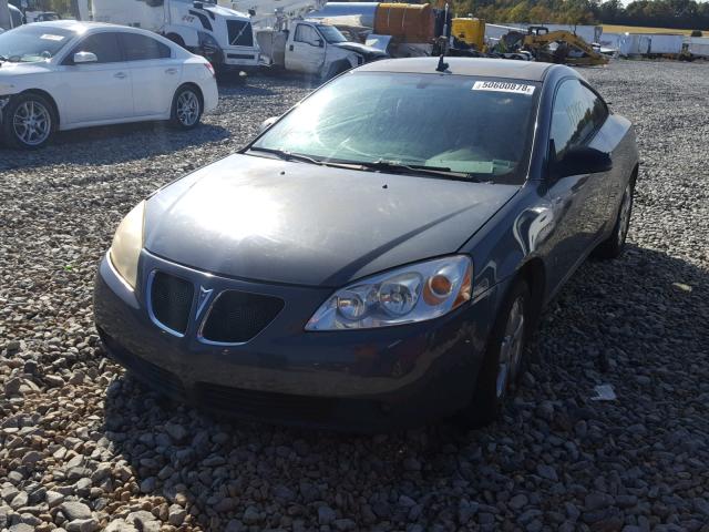 1G2ZH17N784171277 - 2008 PONTIAC G6 GT GRAY photo 2