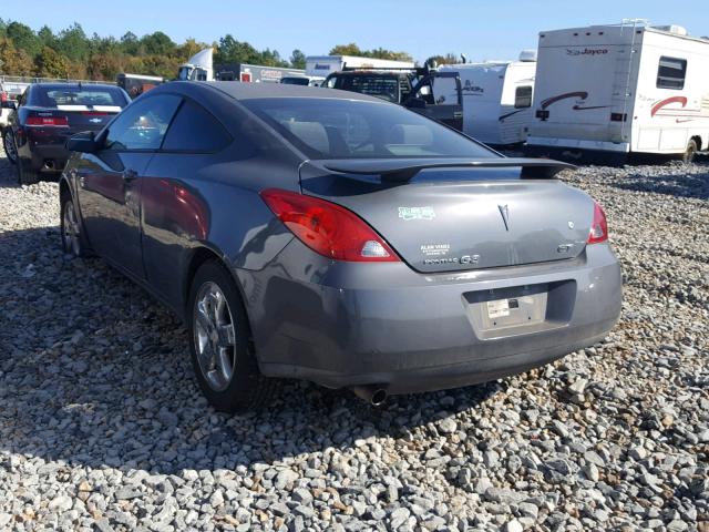 1G2ZH17N784171277 - 2008 PONTIAC G6 GT GRAY photo 3