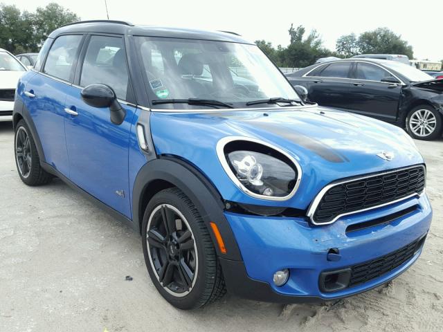 WMWZC5C51CWL63232 - 2012 MINI COOPER S C BLUE photo 1