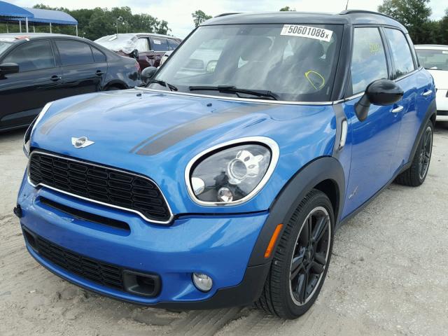 WMWZC5C51CWL63232 - 2012 MINI COOPER S C BLUE photo 2