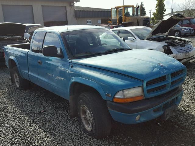 1B7GG23Y5VS270442 - 1997 DODGE DAKOTA BLUE photo 1