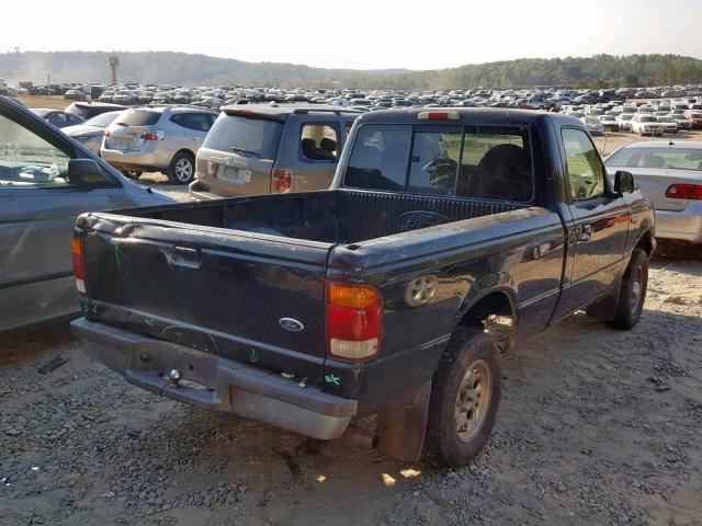 1FTYR10XXWUC56370 - 1998 FORD RANGER BLACK photo 4