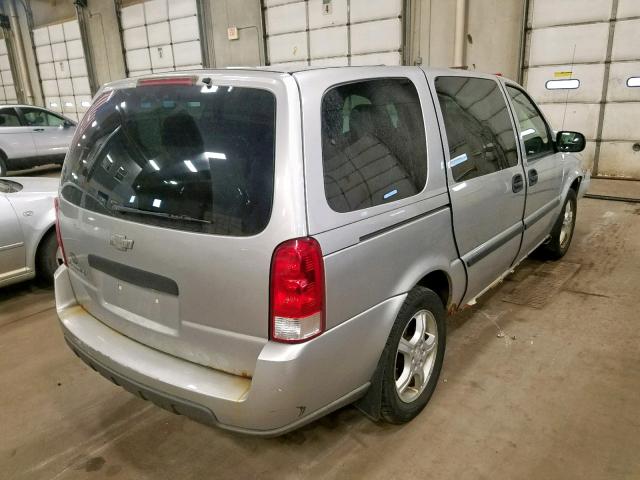 1GNDV23167D163250 - 2007 CHEVROLET UPLANDER L GRAY photo 4