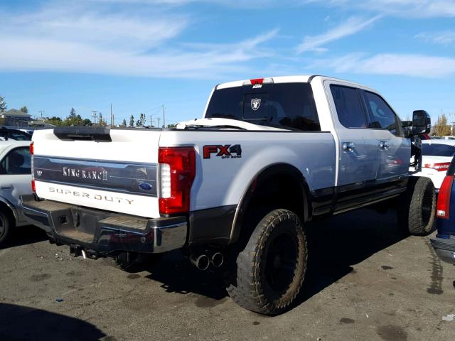 1FT7W2BT0HEB53475 - 2017 FORD F250 SUPER WHITE photo 4