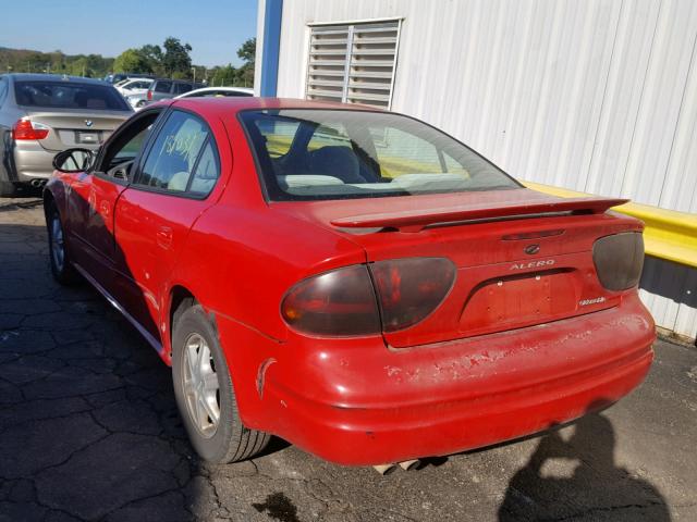 1G3NL52F74C123794 - 2004 OLDSMOBILE ALERO GL BLACK photo 3