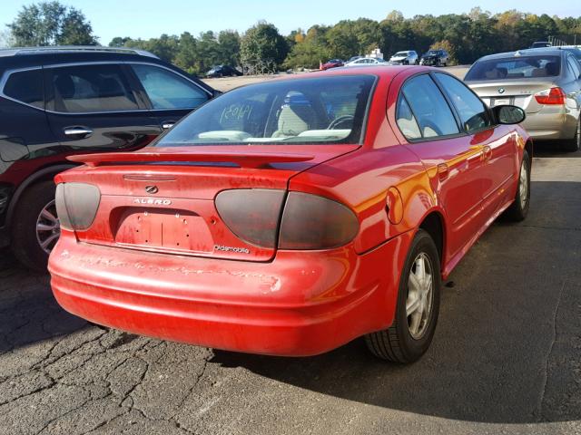 1G3NL52F74C123794 - 2004 OLDSMOBILE ALERO GL BLACK photo 4