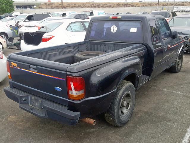 1FTCR14UXRPB89220 - 1994 FORD RANGER SUP BLACK photo 4