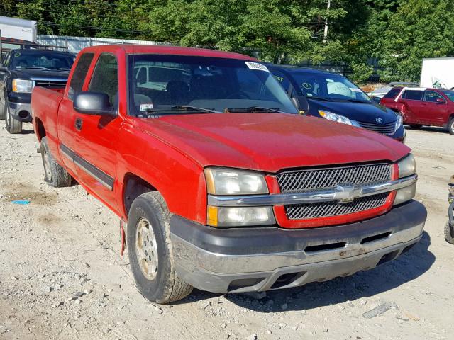 2GCEK19T241331305 - 2004 CHEVROLET SILVERADO RED photo 1