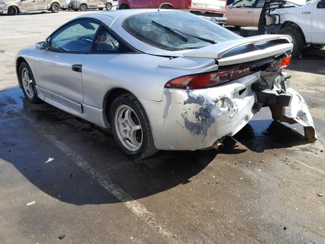 4A3AK44Y2WE143305 - 1998 MITSUBISHI ECLIPSE GS SILVER photo 3