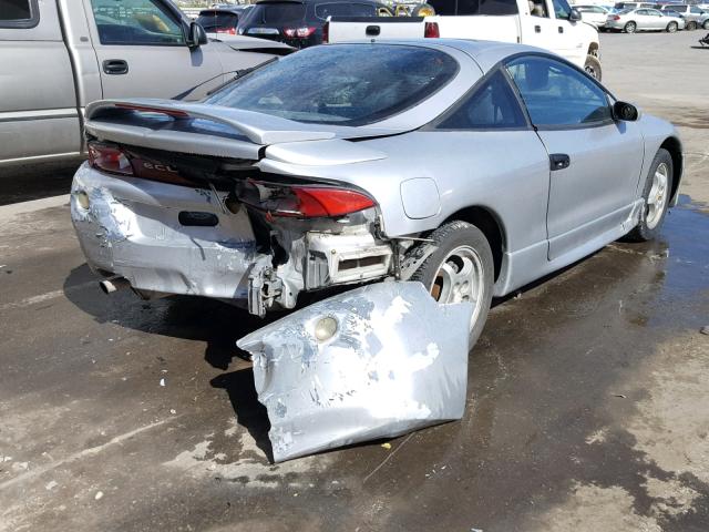 4A3AK44Y2WE143305 - 1998 MITSUBISHI ECLIPSE GS SILVER photo 4