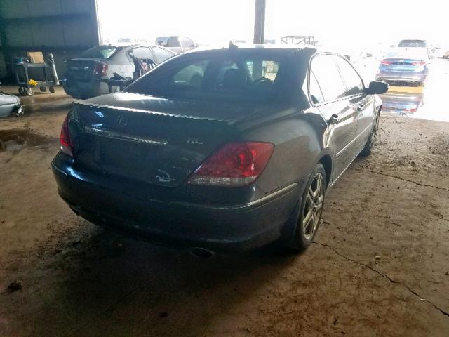 JH4KB16516C005676 - 2006 ACURA RL GRAY photo 4