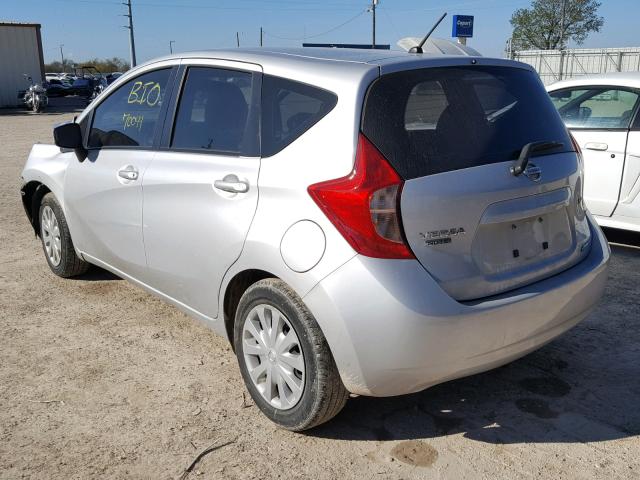 3N1CE2CP0FL420875 - 2015 NISSAN VERSA NOTE SILVER photo 3