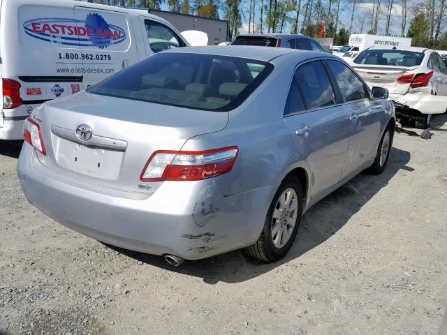 4T1BB46K97U006588 - 2007 TOYOTA CAMRY NEW SILVER photo 4