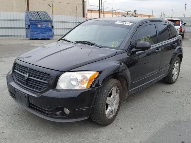 1B3HB48BX7D559571 - 2007 DODGE CALIBER SX BLACK photo 2