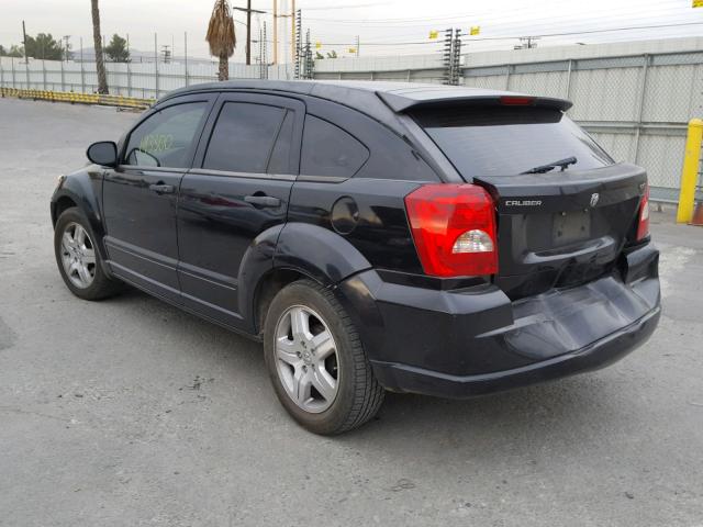 1B3HB48BX7D559571 - 2007 DODGE CALIBER SX BLACK photo 3