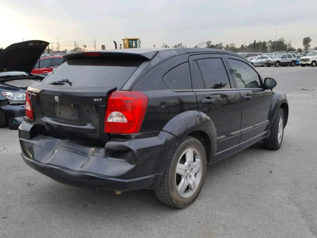 1B3HB48BX7D559571 - 2007 DODGE CALIBER SX BLACK photo 4