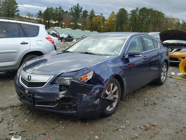 19UUA8F24DA017438 - 2013 ACURA TL BLUE photo 2