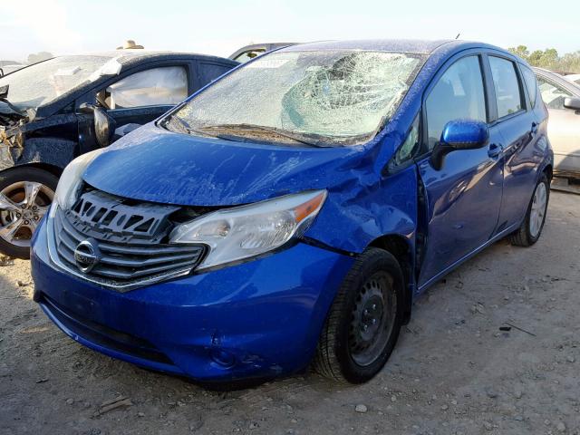 3N1CE2CP8EL411968 - 2014 NISSAN VERSA NOTE BLUE photo 2