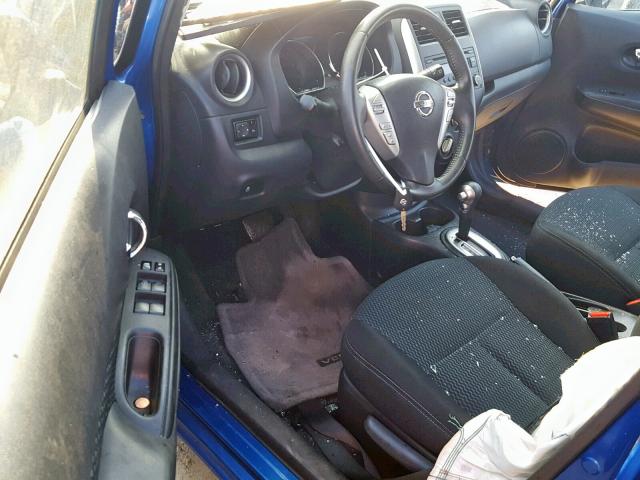 3N1CE2CP8EL411968 - 2014 NISSAN VERSA NOTE BLUE photo 9