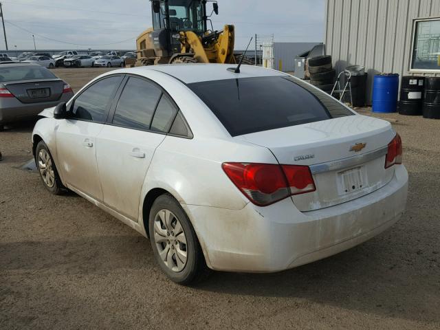 1G1PA5SH5D7289670 - 2013 CHEVROLET CRUZE LS WHITE photo 3