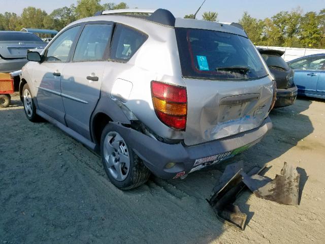 5Y2SL65858Z400659 - 2008 PONTIAC VIBE SILVER photo 3