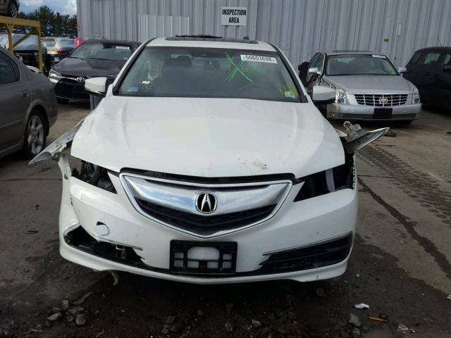 19UUB3F52GA004654 - 2016 ACURA TLX TECH თეთრი ფოტო 9
