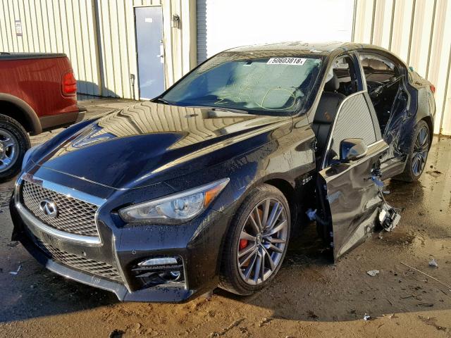 JN1FV7AP8HM850272 - 2017 INFINITI Q50 RED SP BLACK photo 2