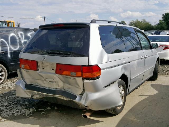 5FNRL18924B126665 - 2004 HONDA ODYSSEY EX GRAY photo 4