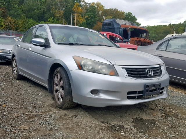 1HGCP368X8A008119 - 2008 HONDA ACCORD EXL SILVER photo 1