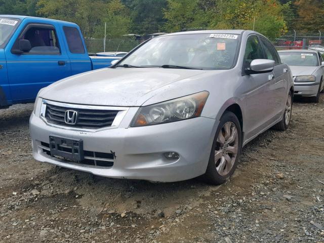 1HGCP368X8A008119 - 2008 HONDA ACCORD EXL SILVER photo 2