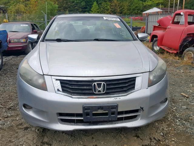 1HGCP368X8A008119 - 2008 HONDA ACCORD EXL SILVER photo 9