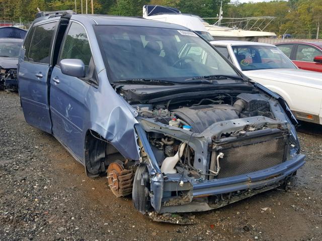 5FNRL38785B095112 - 2005 HONDA ODYSSEY EX BLUE photo 1