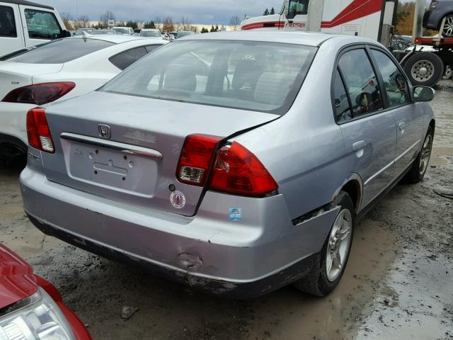 2HGES16603H903929 - 2003 HONDA CIVIC LX SILVER photo 4