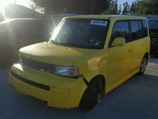 JTLKT334254015913 - 2005 TOYOTA SCION XB Sarı foto 2