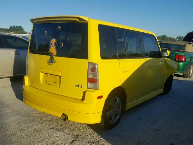 JTLKT334254015913 - 2005 TOYOTA SCION XB Sarı foto 4