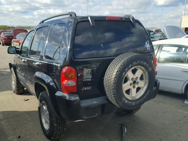 1J4GL58K52W231138 - 2002 JEEP LIBERTY LI BLACK photo 3