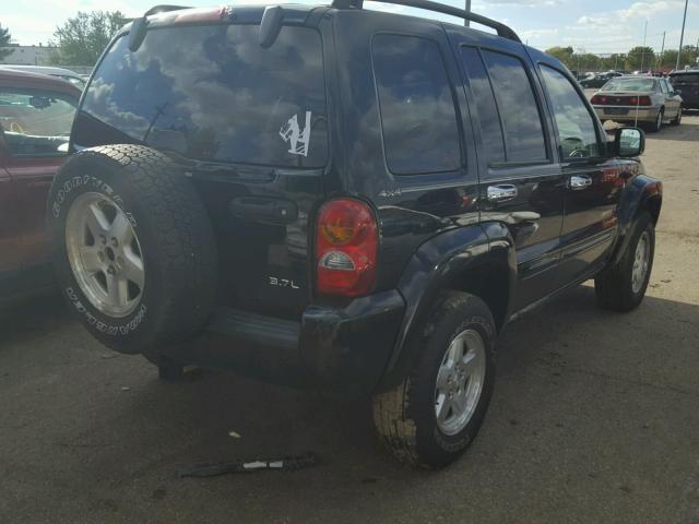 1J4GL58K52W231138 - 2002 JEEP LIBERTY LI BLACK photo 4