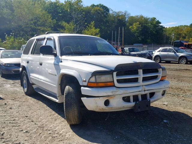 1B4HS28N9YF248147 - 2000 DODGE DURANGO WHITE photo 1