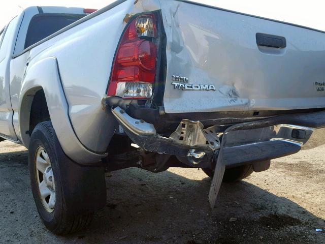 5TETU62N17Z373085 - 2007 TOYOTA TACOMA PRE SILVER photo 9