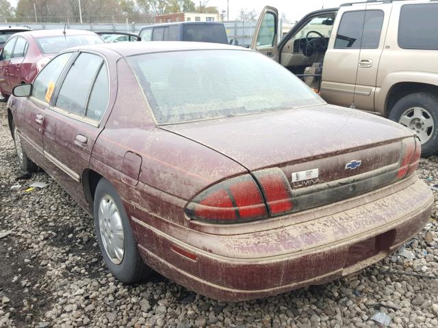 2G1WL52M8V9291500 - 1997 CHEVROLET LUMINA BAS MAROON photo 3