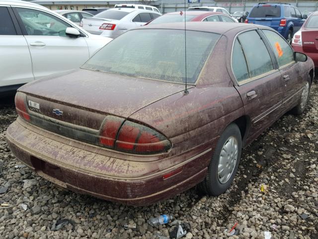 2G1WL52M8V9291500 - 1997 CHEVROLET LUMINA BAS MAROON photo 4