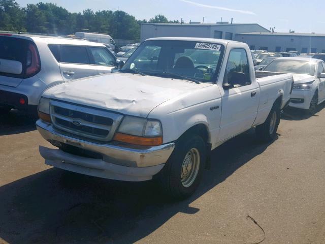 1FTYR10X4YPB05381 - 2000 FORD RANGER WHITE photo 2