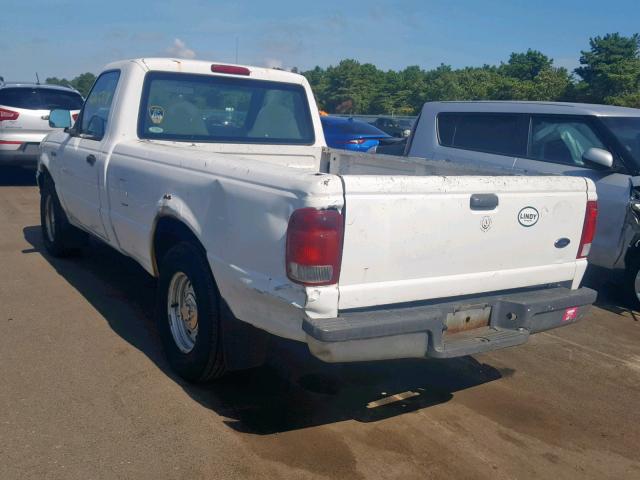 1FTYR10X4YPB05381 - 2000 FORD RANGER WHITE photo 3