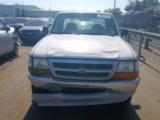 1FTYR10X4YPB05381 - 2000 FORD RANGER WHITE photo 9