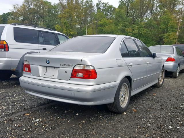 WBADT33491GF40948 - 2001 BMW 525 I SILVER photo 4