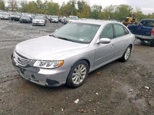 KMHFC46D89A370957 - 2009 HYUNDAI AZERA GLS SILVER photo 2