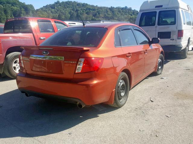 JF1GE6B65AH506811 - 2010 SUBARU IMPREZA 2. ORANGE photo 4